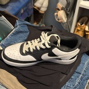 Nike Black and White Sneakers worn once!  Like New